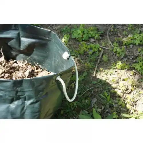 Sac à déchets de jardin TITANIUM - 65 x 65 x 65 cm - polyéthylène renforcé - CHALET & JARDIN Bon Plan
