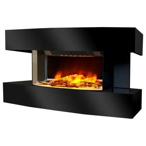 Bon Plan Cheminée électrique décorative "Lounge médium" - noire - CHEMIN‘ARTE