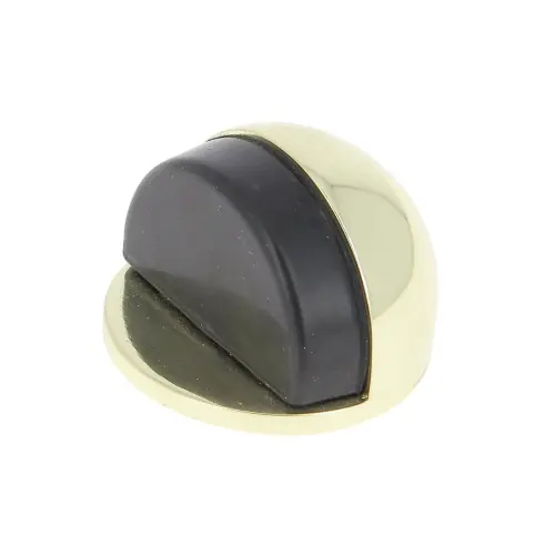 Prix Choc Butée de porte à fixer au sol CHRISLIGNE alu poli doré, L.4 x H.3 x l.4 cm – CHRISLIGNE