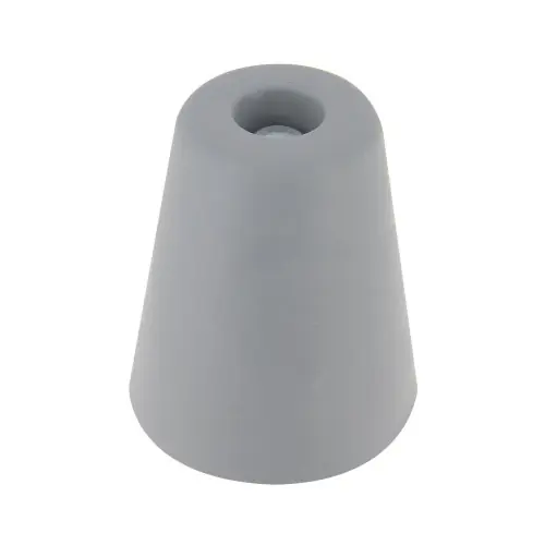 Vente Directe Butée de porte à visser CHRISLIGNE Portail caoutchouc mat gris Diam.7 x H.8 - CHRISLIGNE