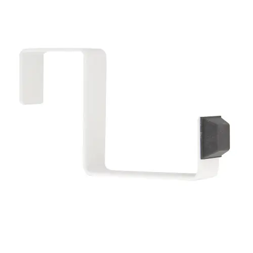 Butée de porte amovible CHRISLIGNE acier blanc L.12 x H.6.7 x l.2 cm – CHRISLIGNE Prix Choc