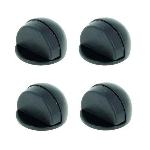 Butée de porte de sol CHRISLIGNE Demi-lune aluminium mat noir Diam.4 x H.3 cm – CHRISLIGNE Affaire À Saisir