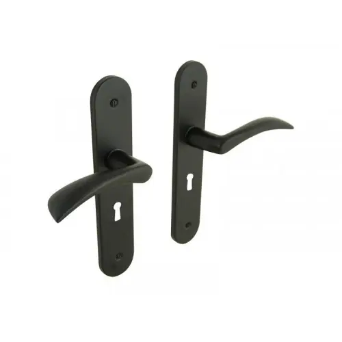 Lot de 2 poignées de porte Azur entrée de clé CHRISLIGNE, aluminium entraxe 165 mm - CHRISLIGNE Prix Réduit