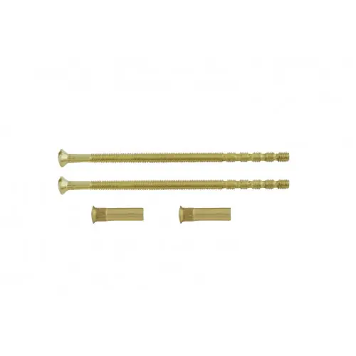 Lot de 2 vis et 2 douilles acier laitonné, L.9 x l.0.7 – CHRISLIGNE Prix Cassé