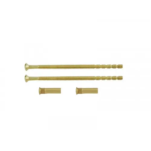 Lot De 2 Vis Et 2 Douilles Acier Laitonné, L.9 X L.0.7 – CHRISLIGNE Achat Immédiat