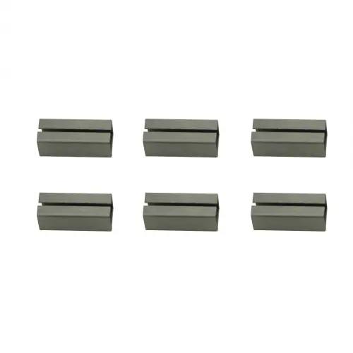Lot de 6 fourreaux acier zingué, L.2 x l.0.7 – CHRISLIGNE Populaire