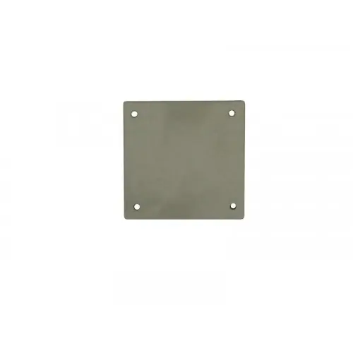 Plaque De Propreté Acier Brossé, L.5 X L.5 – CHRISLIGNE Promotion Saisonnière