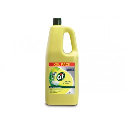 Crème liquide à récurer citron CIF Pro Formula 2L – CIF PRO FORMULA Pas Cher