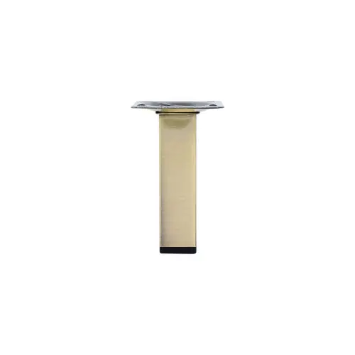 Pied de meuble CIME fixe carré, acier or produit sans finition Ht. max 10 - Cime Vente Directe