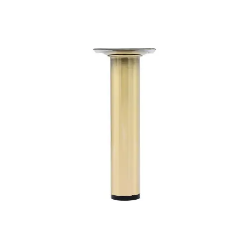 Prix Choc Pied de meuble CIME fixe rond, acier or produit sans finition Ht. max 15 - Cime