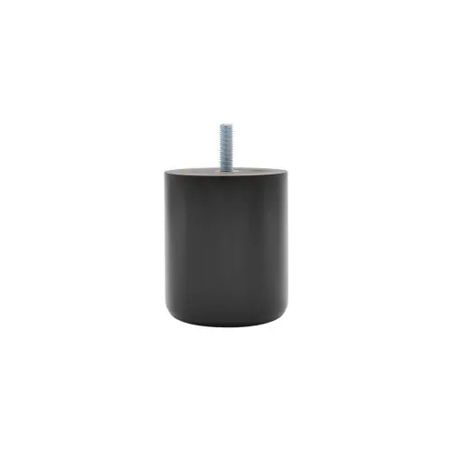 Pied de meuble CIME fixe rond, bois noir produit sans finition Ht. max 8 – Cime Prix Choc