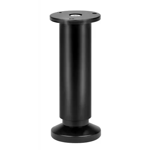 Pied de meuble Cime, noir, diamètre 3.8 cm x hauteur 15 cm – Cime Super Prix