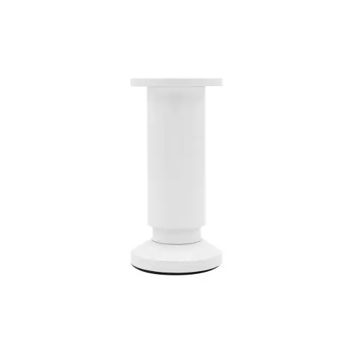 Offre Limitée Pied de meuble CIME réglable rond, aluminium blanc produit sans finition Ht. max – Cime