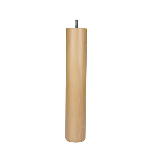 Prix Choc Pied de meuble cylindrique hêtre verni CIME Diam. 6.8 cm x H.36 cm - Cime