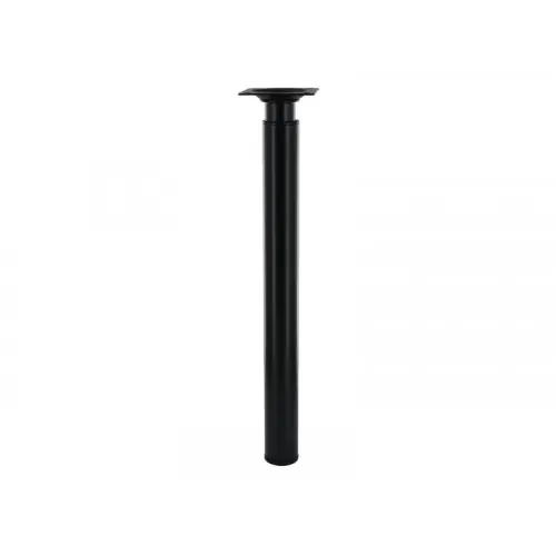 Expédition Rapide Pied de meuble cylindrique réglable, H.De 31 à 50 cm acier époxy noir - Cime