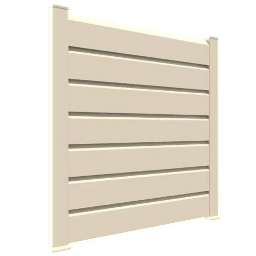 Kit cloture - Lame 16cm - PVC Beige - LG 6m x H 1m74 - Closea Offre Du Jour