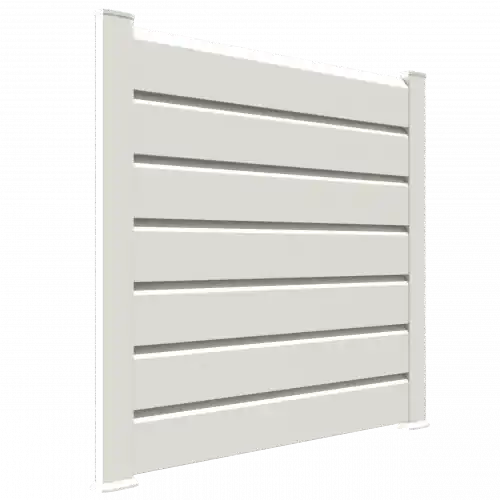 Meilleur Choix Kit extension clôture PVC blanc - lg 1m50 x ht 1m30 - Closea