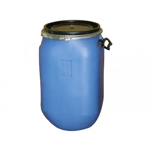 Expédition Rapide Fut de macération alimentaire 60L bleu couvercle + cerclage fer – CNTT