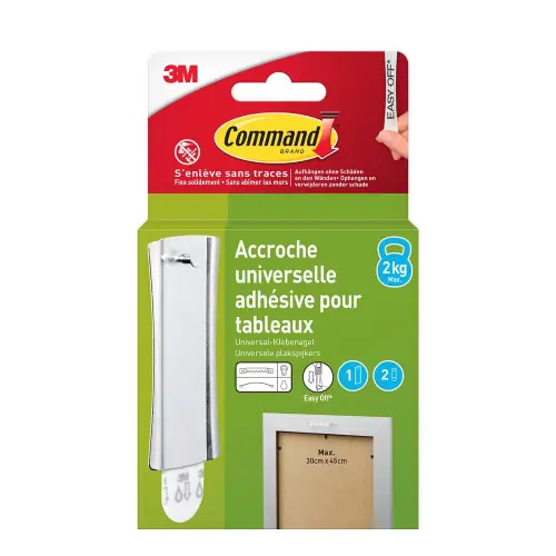 accroche cadre avec tete clou metal petit modele – COMMAND Nouveauté