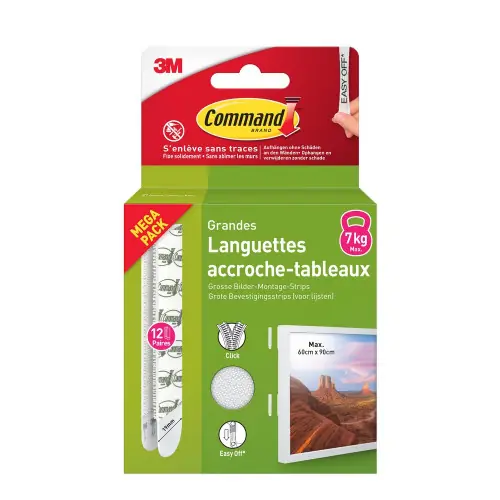 Offre Du Jour Languette accroche tableau grand modele lot de 24 – COMMAND
