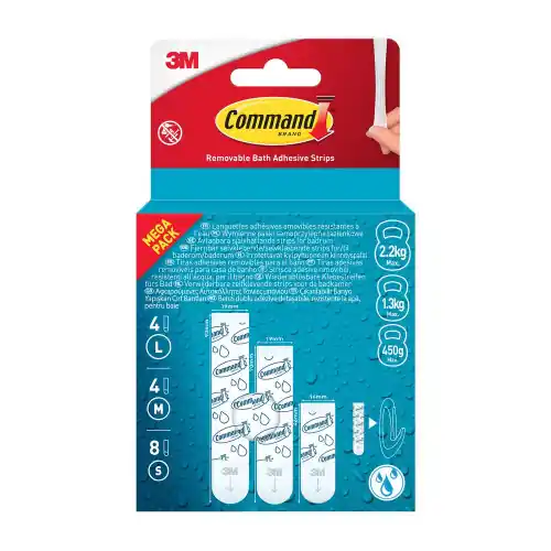 Produit De Marque Languette resistante a l‘eau assortiment 3 tailles lot de 16 – COMMAND