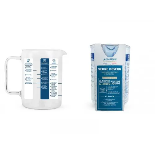 Verre doseur kit 6l lessive à faire soi-même COMPAGNIE DU BICARBONATE écodétergent – COMPAGNIE DU BICARBONATE Bon Plan