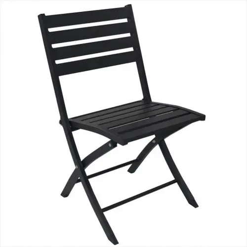 Bon Plan Chaise de jardin en aluminium Marius gris anthracite – DCB GARDEN
