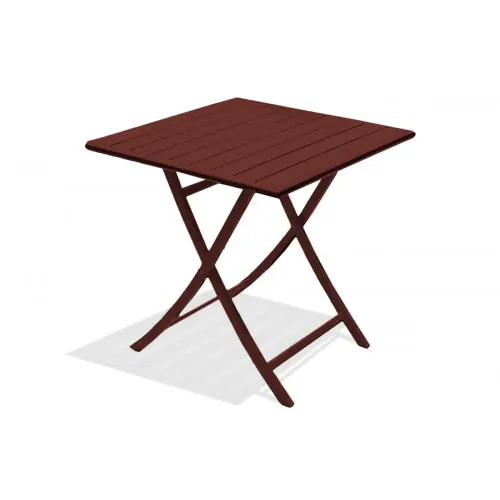 Réduction Table de jardin de repas DCB GARDEN Marius carré carmin 2 personnes – DCB GARDEN