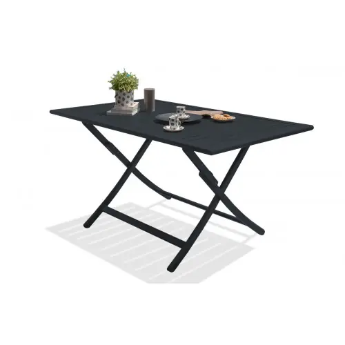 Table de jardin de repas DCB GARDEN Marius rectangulaire gris anthracite 4/6 per – DCB GARDEN Offre Spéciale