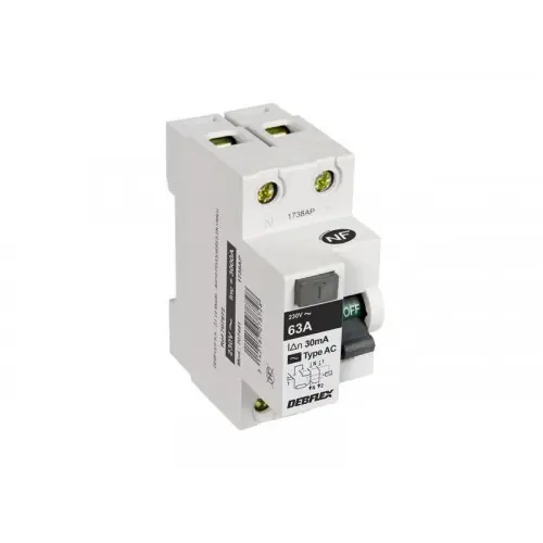 Interrupteur Différentiel, 30 Ma 63 A Ac - DEBFLEX Vente Flash