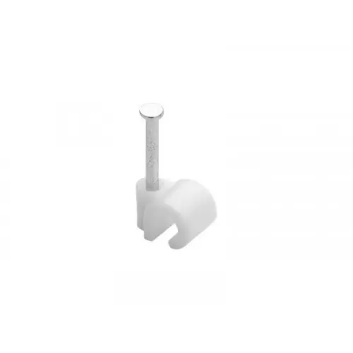 Promotion Lot de 100 attaches-fils, Diamètre de 4 à 7 mm, L.20 mm, Blanc - DEBFLEX