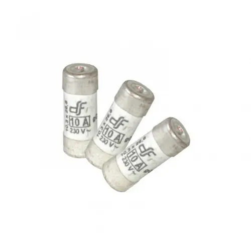 Lot de 3 fusibles céramique 10 A, 10.3 x 25.8 mm - DEBFLEX Nouvelle Collection