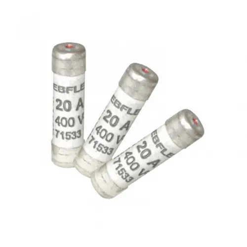 Prix Cassé Lot de 3 fusibles céramique 20 A, 8.5 x 31.5 mm - DEBFLEX