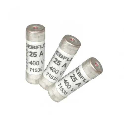Lot de 3 fusibles céramique 25 A, 10.3 x 31.5 mm - DEBFLEX Top Vente