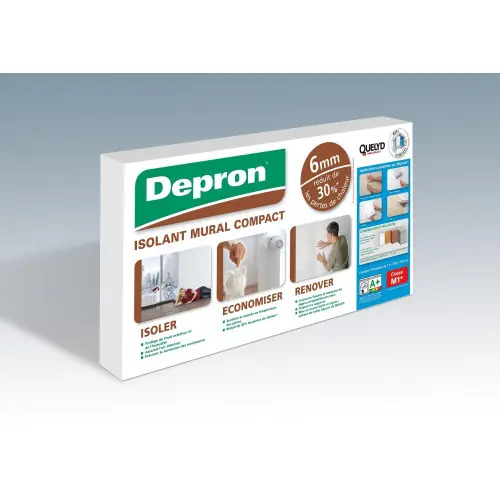 Nouvel Arrivage Carton de 10 plaques polystyrène DEPRON mur intérieur Ep.6mm,1x1m – DEPRON