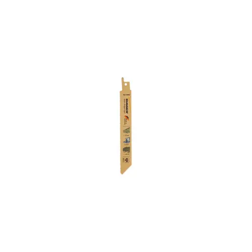 Lames de scie sabre bi-metal pour bois cloutes L204SL1505 5 lames 150 / 130 mm Variable 10 / 14 tpi (2,5 / 1,8 mm) Bois cloutés - Diager Prix Choc