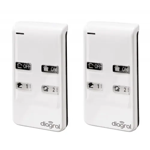 Vente Flash Lot de 2 télécommandes 4 fonctions – Diagral