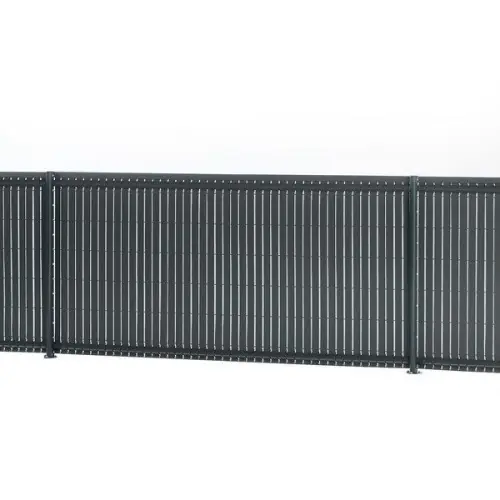 Kit Lamelles Occultantes Rigides Pvc, H.150 X L.250 Cm Anthracite – DIRICKX Offre Spéciale