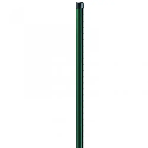 Populaire Poteau acier galvanisé rond Univers vert, H.225 x l.4.8 x P.4.8 cm - DIRICKX