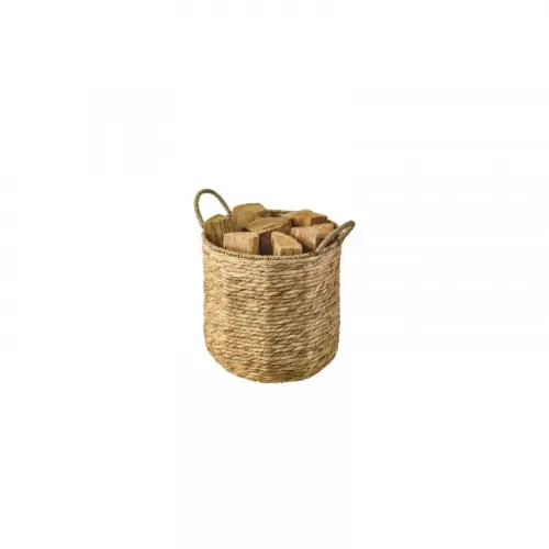 Bon Plan Panier à bûches de couleur marron – modèle BALI – Dixneuf