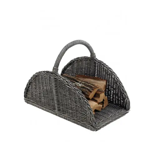 Panier range bûches – modèle JONKA – gris – Dixneuf Produit De Marque