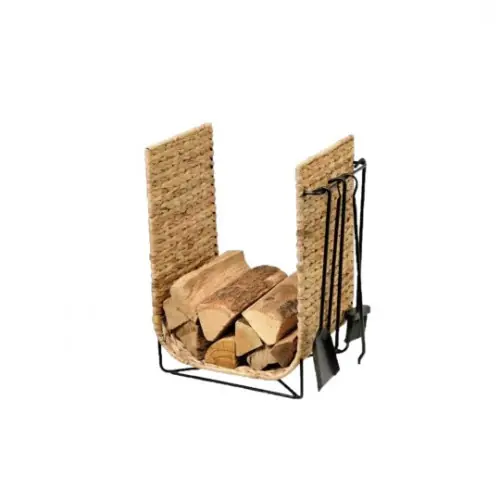 Commander Vite Rangement bûche en forme de U avec serviteur – modèle CORAIL – marron – Dixneuf