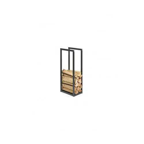 Retour Gratuit Rangement bûches verticale - L.48xP.30xH.114 cm - acier noir - Made in France - Dixneuf