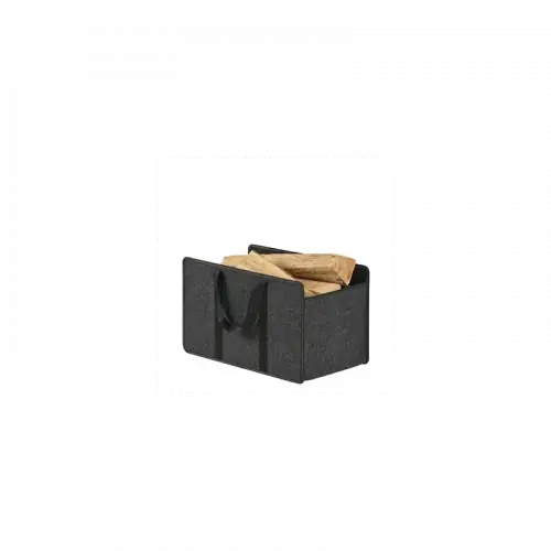 Sac pour transporter et conserver ses bûches – feutrine grise – modèle FOLD – Dixneuf Expédié Aujourd&rsquo;hui