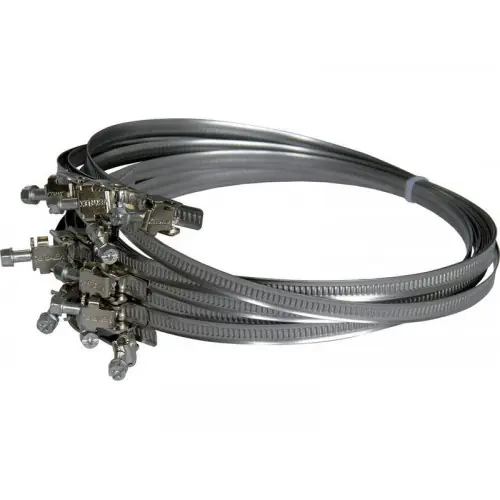 2 colliers plats à tête basic en inox, diam. 55 mm – Dmo Certifié