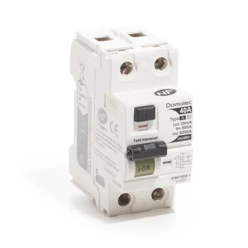 Nouveauté Interrupteur différentiel DOMOLEC 40 A type A – DOMOLEC
