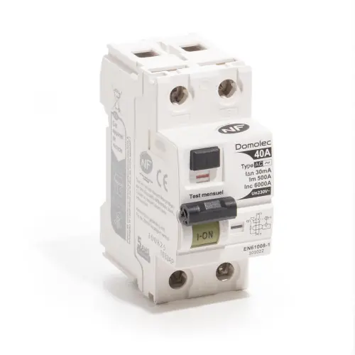 Interrupteur différentiel DOMOLEC 40 A type AC – DOMOLEC Commander Vite