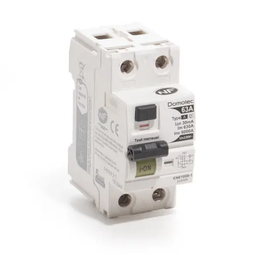 Commande En Gros Interrupteur différentiel DOMOLEC 63 A type A – DOMOLEC