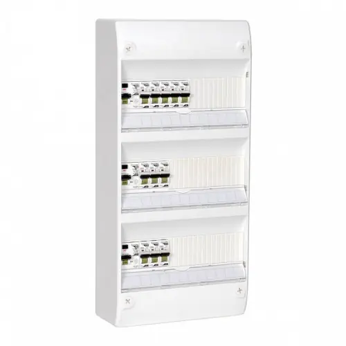 Commande En Gros Tableau électrique prééquipé 3 rangées 39 modules DOMOLEC – DOMOLEC