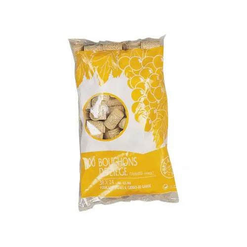 Lot De 100 Bouchons Liège – 37x24mm – DUHALLE Offre Spéciale